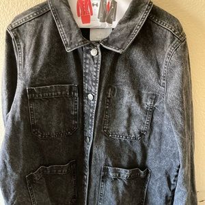 Old Navy vintage wash chore coat size L